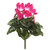 Vickerman 11" Artificial Polyester Beauty Cyclamen Bush