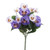 Vickerman 10" Artificial Purple Pansy Bush 4 per pack