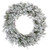 Vickerman 48" Flocked Kiana Artificial Christmas Wreath Unlit