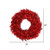 Vickerman 60" Tinsel Red Fir Artificial Christmas Wreath Red Dura-Lit LED lights