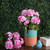 Vickerman 19.5" Artificial Light Pink Geranium Bush