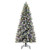 Vickerman 12' x 64" Flocked Jackson Pine Artificial Pre-Lit Christmas Tree Multi-Colored Lights