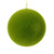  Vickerman 4" Moss Green Flocked Ball Christmas Ornament 6 per bag 