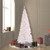 Vickerman 6.5' White Fir Slim Artificial Christmas Tree Warm White Dura-lit LED Lights