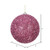 Vickerman 6" Pink Tinsel Ball Christmas Ornament 2 per Bag
