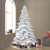 Vickerman 10' Flocked White Spruce Artificial Christmas Tree Unlit