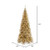 Vickerman 6.5' Champagne Tinsel Fir Slim Artificial Christmas Tree Warm White Dura-lit LED Lights