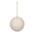 Vickerman 4" Ivory Wool String Wrapped Ball Christmas Ornament 4 per bag