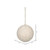 Vickerman 4" Ivory Wool String Wrapped Ball Christmas Ornament 4 per bag