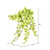 Vickerman 28" Artificial Light Green Ivy Hanging Bush Pack of 2