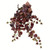 Vickerman 28" Artificial Burgundy Grape Leaf Hanging Bush Pack of 2