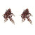 Vickerman 28" Artificial Burgundy Grape Leaf Hanging Bush Pack of 2