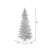  Vickerman 6.5' Flocked White Slim Artificial Christmas Tree Pure White LED Lights 