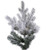 Vickerman 7.5' x 60" Flocked Kiana Christmas Tree Low Voltage LED Warm White Lights