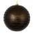  Vickerman 6" Gunmetal Candy Finish Ball Christmas Ornament with Glitter Lines 3 per Bag 