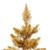 Vickerman 3' x 18" Gold Fir Artificial Christmas Pencil Tree Warm White Dura-Lit LED Lights