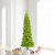  Vickerman 6.5' Flocked Lime Pencil Fir Artificial Christmas Tree Lime Dura-lit LED Lights 