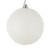  Vickerman 6" White Ice Ball Christmas Ornament 4 per Bag 