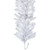 Vickerman 9' x 14" Flocked White Garland Pure White Single Mold LED Lights