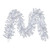 Vickerman 9' x 14" Flocked White Garland Pure White Single Mold LED Lights