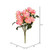 Vickerman 17.5" Artificial Pink Rose Bush