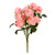 Vickerman 17.5" Artificial Pink Rose Bush