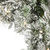 Vickerman 24" Flocked Kiana Artificial Christmas Wreath Warm White Dura-Lit LED Mini Lights