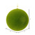 Vickerman 6" Moss Green Flocked Ball Christmas Ornament 4 per bag