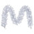Vickerman 9' Crystal White Spruce Artificial Christmas Garland with Pure White LED Mini Lights