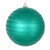 Vickerman 4" Teal Candy Finish Ball Christmas Ornament with Glitter Lines 4 per Bag