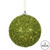  Vickerman 4" Lime Tinsel Ball Christmas Ornament 4 per Bag 