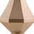 Vickerman 8" Cafe Latte Candy Finish Diamond Finial Christmas Ornament Pack of 2