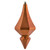 Vickerman 8" Copper Candy Finish Diamond Finial Christmas Ornament Pack of 2