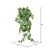 Vickerman 39" Artificial Green & White Grape Leaf Ivy Hanging Bush