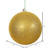 Vickerman 8" Gold Glitter Ball Christmas Ornament