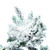 Vickerman 12' Flocked Utica Fir Slim Artificial Christmas Tree Multi-Colored LED Lights Comes
