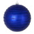 Vickerman 4.75" Cobalt Blue Candy Finish Ball Christmas Ornament with Glitter Lines 4 per Bag