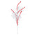 Vickerman Red/White Candy Cane Snowflake Artificial Christmas Spray