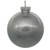 Vickerman 4" Clear Ball Christmas Ornament with Silver Glitter Interior 6 Pieces per bag
