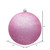 Vickerman 12" Pink Glitter Ball Christmas Ornament