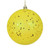 Vickerman 12" Yellow Sequin Ball Christmas Ornament