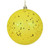  Vickerman 12" Yellow Sequin Ball Christmas Ornament 