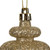 Vickerman 4" Champagne 4-Finish Finial Christmas Ornament 8 per Box