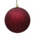  Vickerman 12" Burgundy Glitter Ball Christmas Ornament 