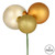 Vickerman 18" Gold Ball Ornament Christmas Pick Pack of 2