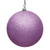 Vickerman 12" Orchid Glitter Ball Christmas Ornament with Drilled and Wired Cap