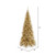 Vickerman 5.5' Champagne Tinsel Fir Slim Artificial Christmas Tree Warm White Dura-lit LED Lights