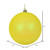 Vickerman 12" Yellow Glitter Ball Christmas Ornament