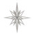Vickerman 24" Silver Iridescent Star Christmas Ornament