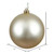  Vickerman 12" Champagne Matte Ball Christmas Ornament 